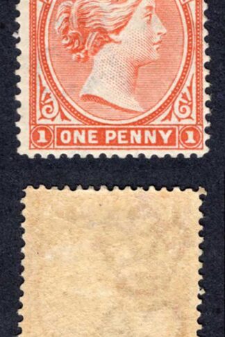 Falkland Is SG18 1d Orange-brown Wmk CA Upright M/M Cat 170 pounds