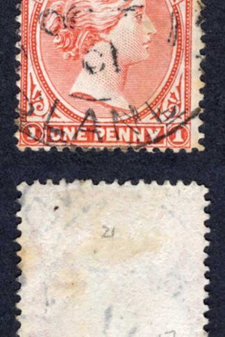 Falkland Is SG18 1d Orange-brown Wmk CA Upright M/M Cat 90 pounds