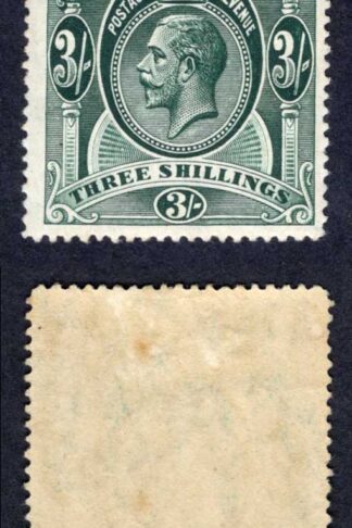 Falkland Is SG80 3/- Slate-green Wmk Script M/M Cat 110 pounds