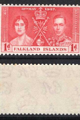 Falkland Is SG143/5 1937 Coronation U/M Cat 4.25 pounds