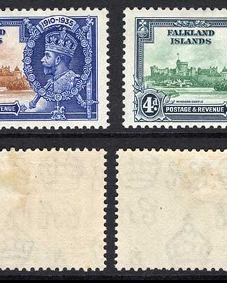 Falkland Is SG139/42 1935 Silver Jubilee Set M/M Cat 55 pounds