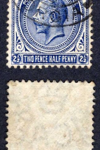 Falkland Is SGZ25c 2 1/2d Deep Blue Used in South Georgia Cat 45 pounds