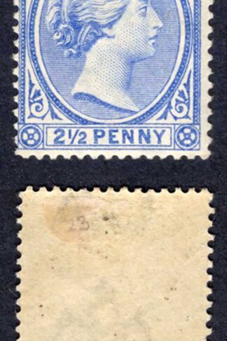 Falkland Is SG27 2 1/2d Pale Chalky Ultramarine M/M Cat 300 pounds