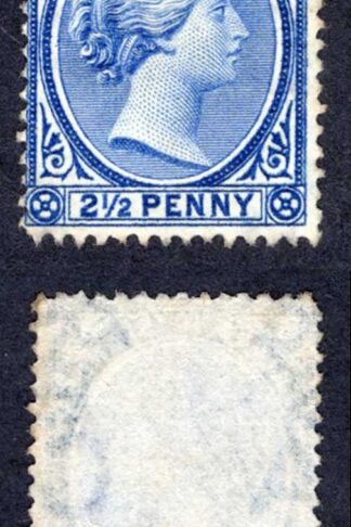 Falkland Is SG28 2 1/2d Dull Blue Mint (no gum) Cat 350 pounds