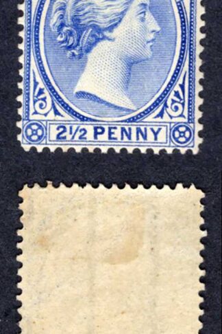 Falkland Is SG30 2 1/2d Ultramarine Wmk 2 Vertical Lines Only M/M Cat 35+++ pounds