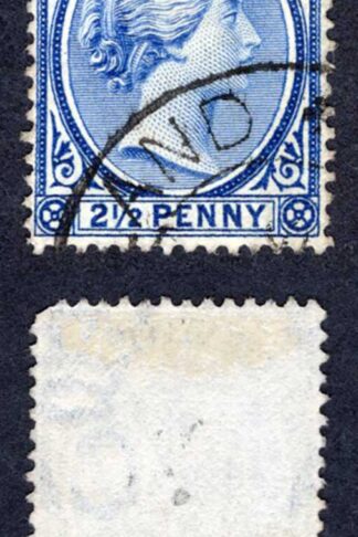 Falkland Is SG28 2 1/2d Dull Blue Wmk CA Cat 38 pounds