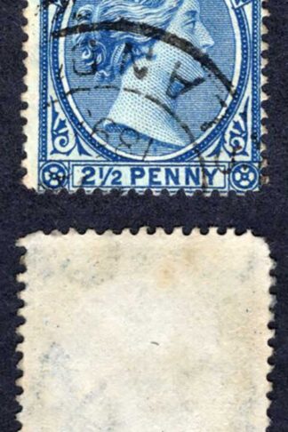 Falkland Is SG29 2 1/2d Prussian Blue fine used Cat 130 pounds