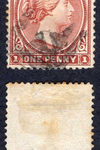 Falkland Is SG11 1d Red-brown Wmk CA (upright) Cat 95 pounds