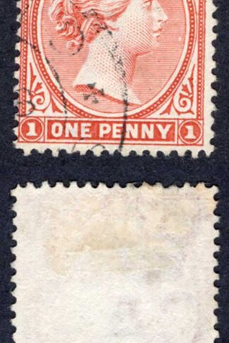 Falkland Is SG23 1d Pale Red CDS Cat 3 pounds