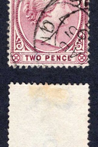 Falkland Is SG25 2d Purple Wmk CA Cat 12 pounds