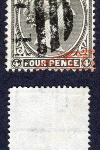 Falkland Is SG12w 4d Olive Grey-black Wmk CA Cat 75 pounds
