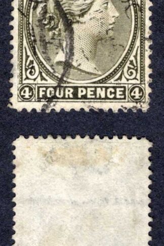 Falkland Is SG12w 4d Olive Grey-black Wmk CA Cat 75 pounds