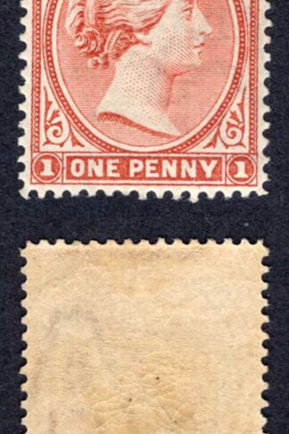 Falkland Is SG22 1d Venetian Red Wmk Large R only M/M