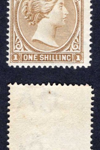 Falkland Is SG38 1/- Yellow-brown Fine M/M Cat 90 pounds