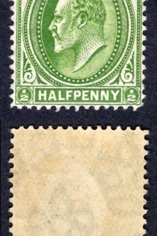 Falkland Is SG43c 1/2d Deep Yellow-green M/M Cat 17 pounds
