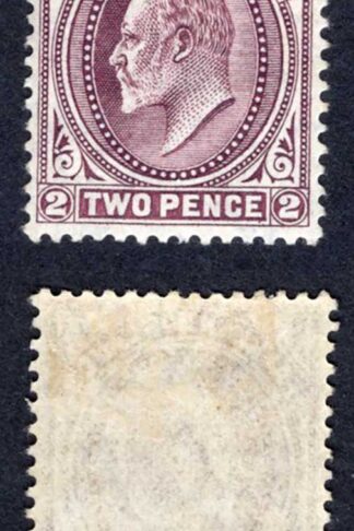 Falkland Is SG45 2d Purple Fine M/M Cat 25 pounds
