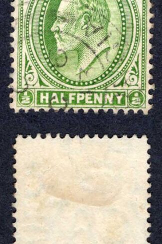 Falkland Is SGZ14 KEVII 1/2d Green used in South Georgia Cat 24 pounds