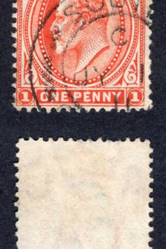 Falkland Is SGZ15 KEVII 1d Vermilion used in South Georgia Cat 24 pounds