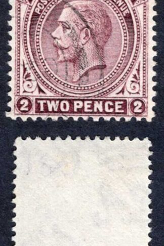 Falkland Is SG75c 2d Reddish Maroon Wmk Script CDS Cat 25 pounds