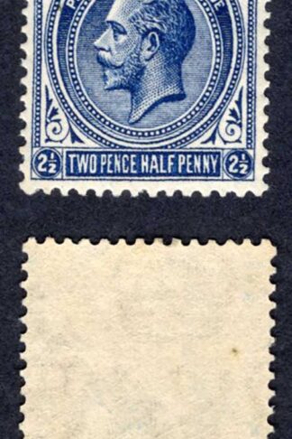Falkland Is SG76 2 1/2d Deep Blue M/M Wmk Script Cat 24 pounds