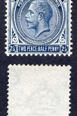 Falkland Is SG76b 2 1/2d Deep Steel Blue Wmk Script CDS Cat 16 pounds