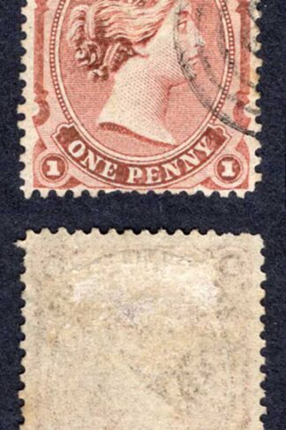 Transvaal SG134 1d Pale Red-Brown used Cat 7.50 pounds