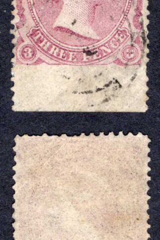 Transvaal SG135a 3d Claret Bottom Marginal used Cat 13 pounds