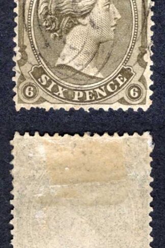 Transvaal SG137a 6d Black-brown used Cat 10 pounds