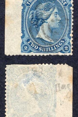 Transvaal SG139 2/- Blue (thin) Cat 130 pounds