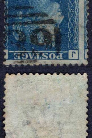 SG45Wi 2d Plate 8 (JJ) Wmk INVERTED (type 1) Cat 275 (short perf at left)