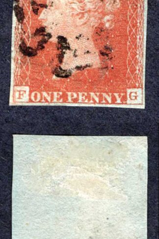 1841 Penny Red (FG) Plate 42 Four Margins Maltese Cross Cat 150 pounds