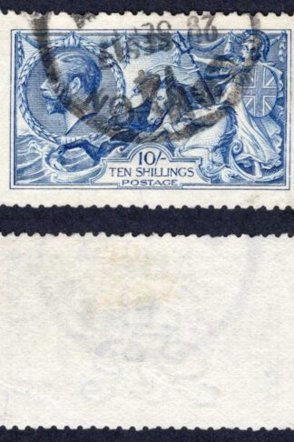 SG412 10/- DLR Seahorse Fine used 900 pounds