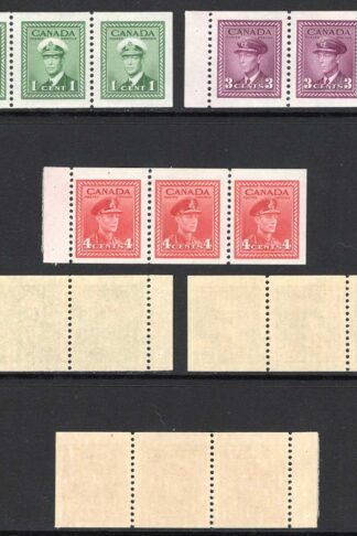 Canada SG394a/6a Set of Three Booklet panes of 3 U/M Cat 51 pounds
