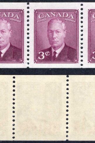 Canada SG443a 2c Purple Booklet Pane of 3 U/M Cat 5.50 pounds