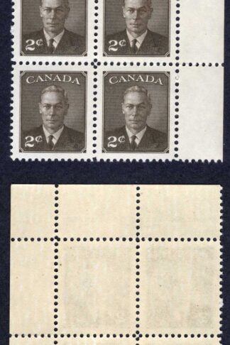 Canada SG425 2c Plate 2 UR Block U/M