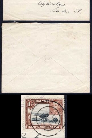 KUT EAF WWII SG141 and SG145 with Dumb Cancels on Military Censor 8 Cover