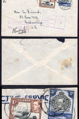 Somalia EAF WWII Censored Cover S Rhodesia