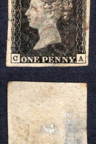 Penny Black (CA) Thinned Four Margins