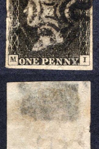 Penny Black (MI) Faults (creased thinned etc)