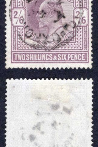 KEVII SG260 2/6d Lilac DLR Cat 120 pounds