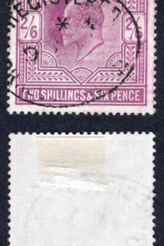 KEVII SG261 2/6d Pale dull purple (chalky) DLR Cat 150 pounds
