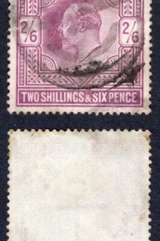 KEVII SG261 2/6d Pale dull purple (chalky) DLR Cat 150 pounds