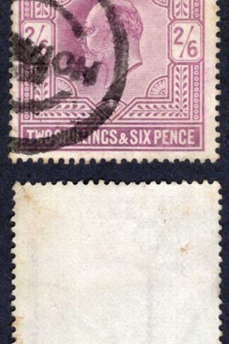 KEVII SG261 2/6d Pale dull purple (chalky) DLR Cat 150 pounds