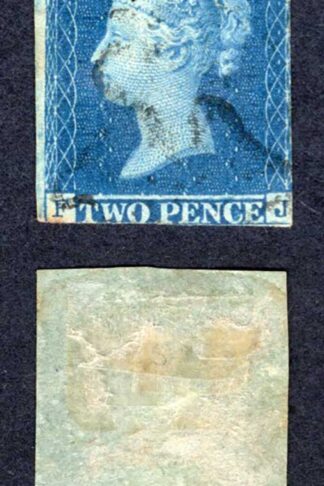 1841 2d Blue (FJ) Ex Reginald Phillips (on presentation page)