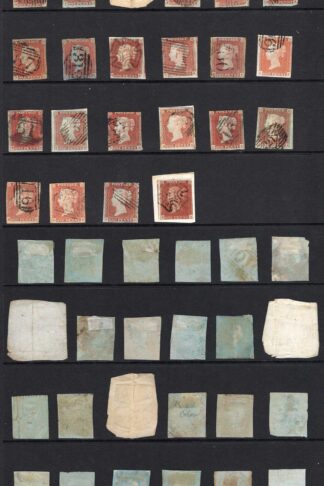1841 Penny Reds page of 34 some with faults
