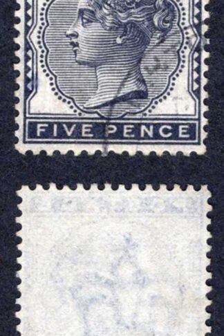 SG169 5d Indigo CDS used Cat 75 pounds