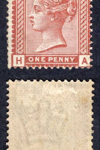 SG166 1d Venetian Red M/M Cat 15 pounds