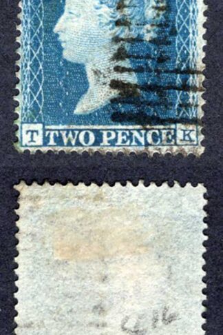 SG19 2d Star (TK) Plate 4 Wmk Small Crown Perf 16 Cat 75 pounds
