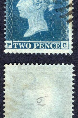 SG19 2d Star (PC) Plate 4 Wmk Small Crown Perf 16 Clear Profile Cat 75 pounds