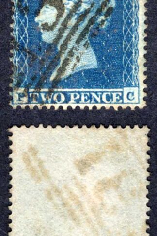 SG19 2d Star (PC) Plate 4 Wmk Small Crown Perf 16 Clear Profile Cat 75 pounds